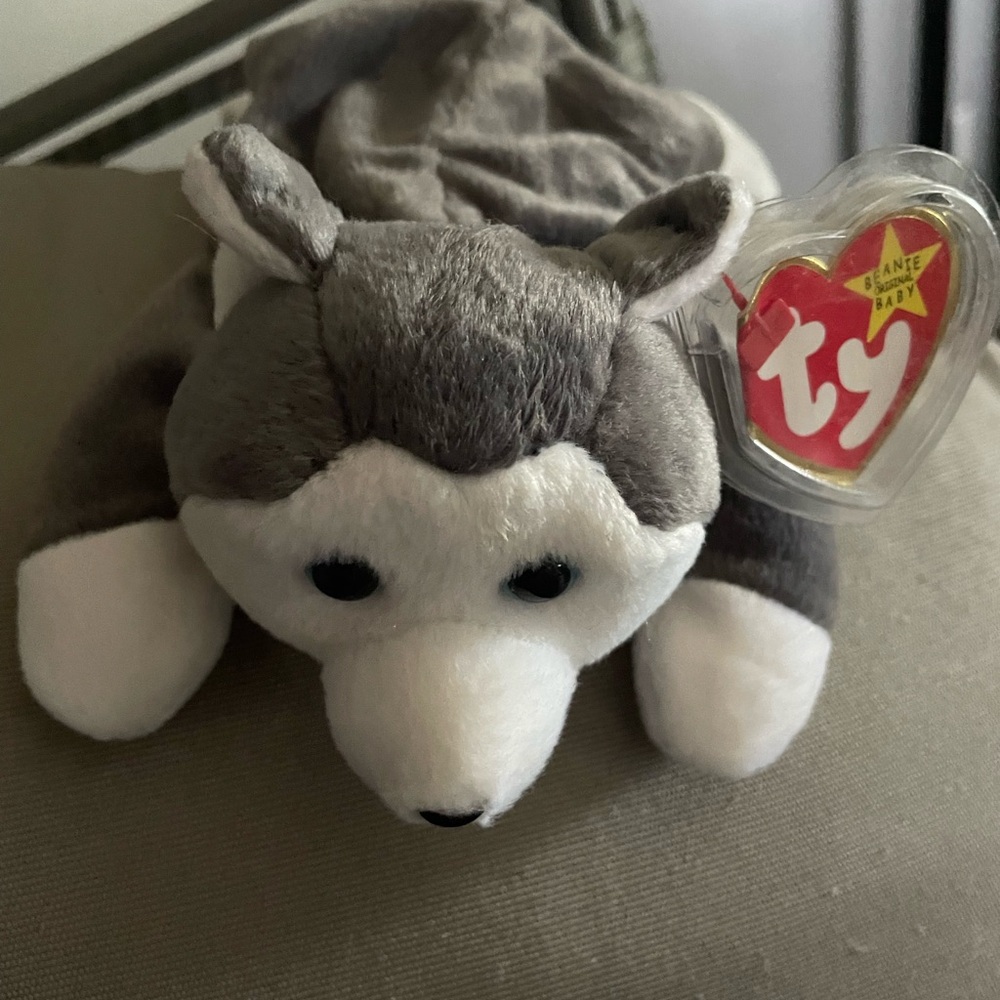 NEW Ty Beanie Babies NANOOK the Husky 1996